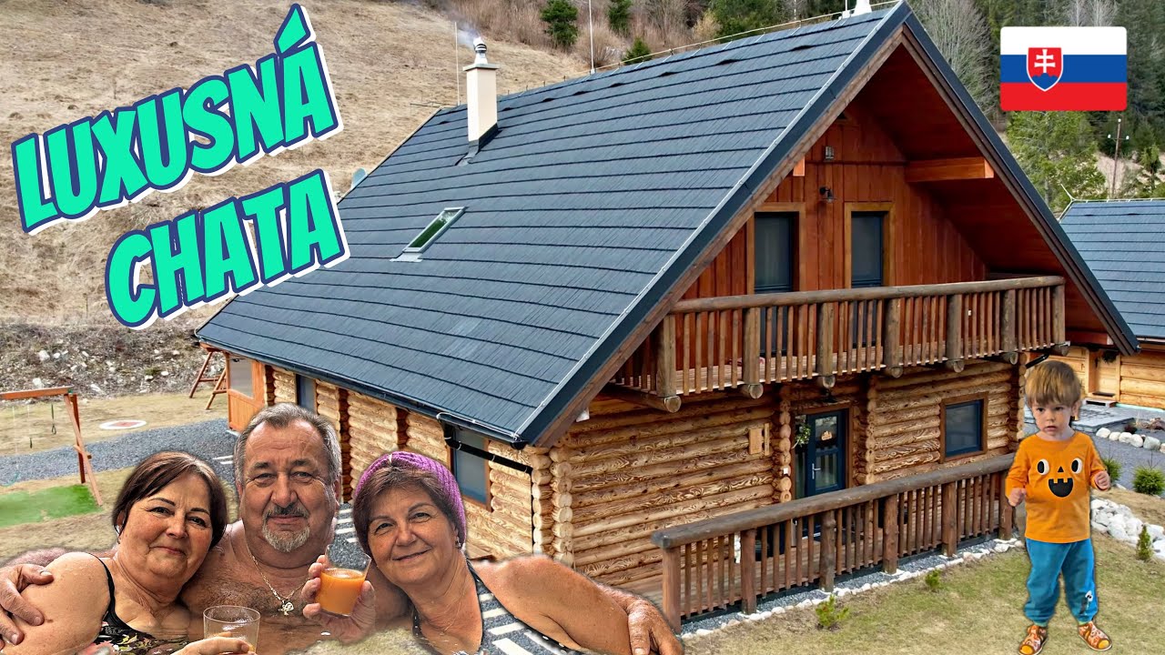 🛖 Oslava narodenín v LUXUSNEJ DREVENICI s vírivkou a saunou – Chata Červená Voda 🎉🧖‍♂️ Travel_vlog