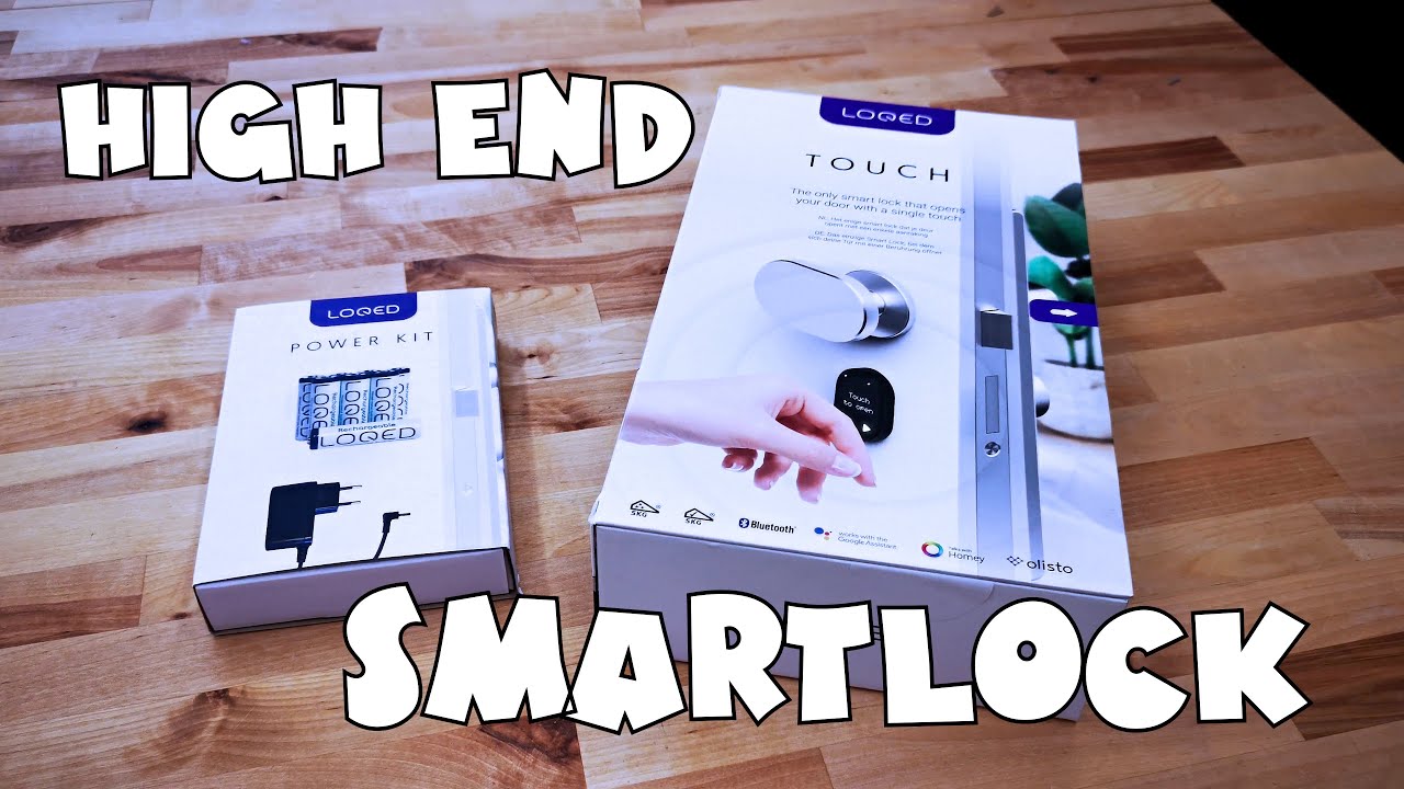 LOQED Touch Smart Lock Türschloss - Elektronisches Türschloss Haustür - 256 bit