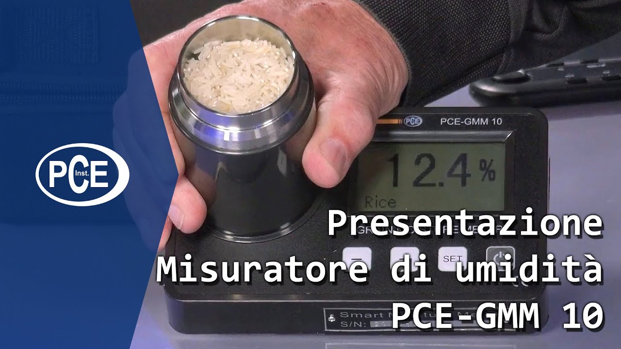 Presentazione di misuratore di umidit&agrave; PCE-GMM 10 | #pceinstruments