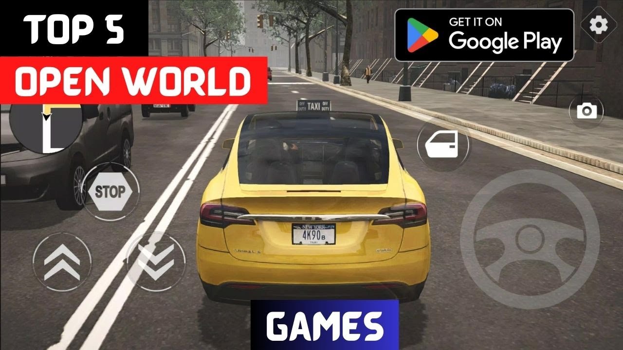 Top 5 Open World Offline Games For Android Mobile Under 200mb | Tech Usama