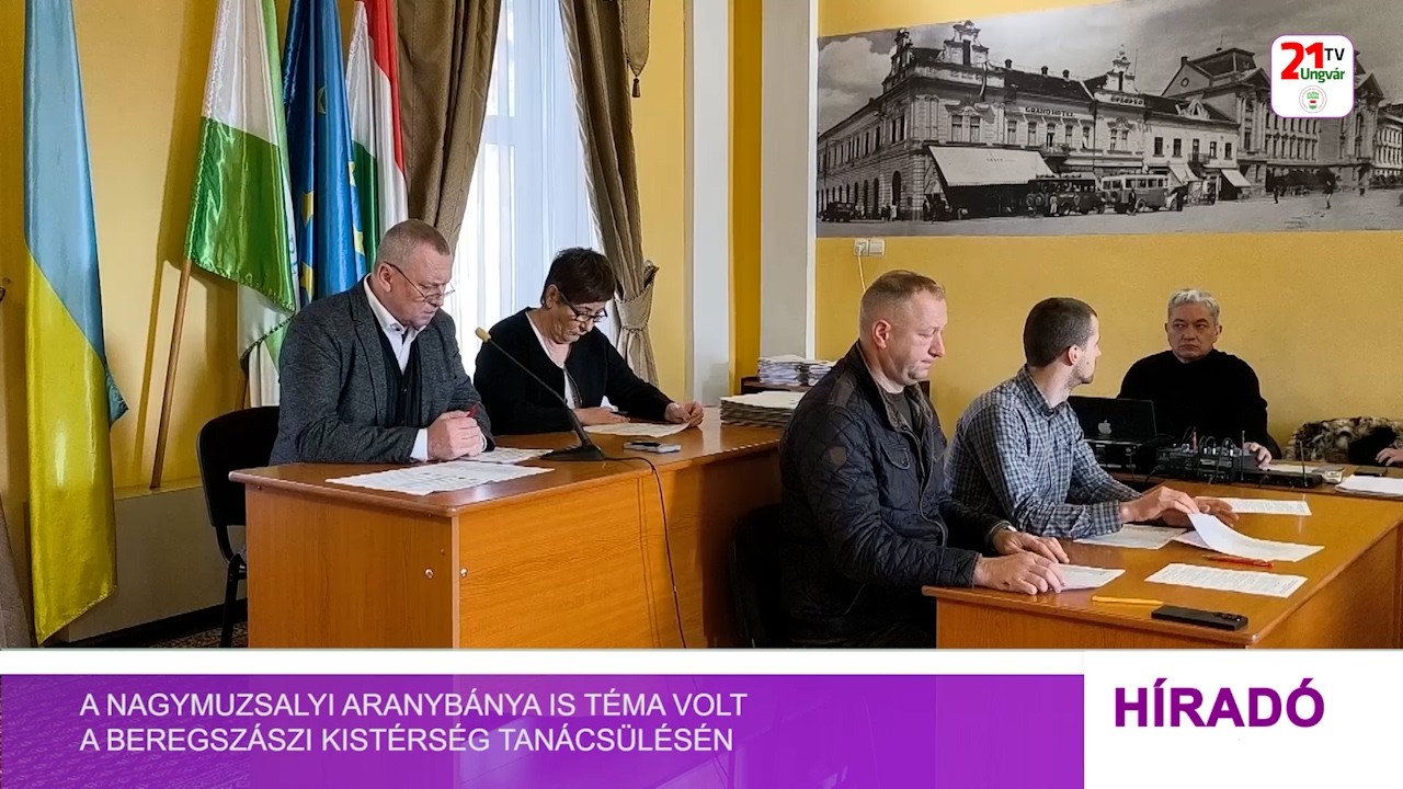 A nagymuzsalyi aranybánya is téma volt a Beregszászi Kistérség Tanácsülésén