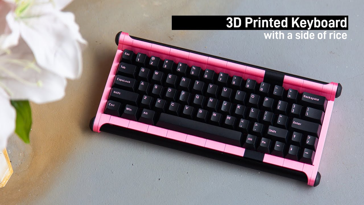 3D Printed Keyboard - With a Secret Ingredient?