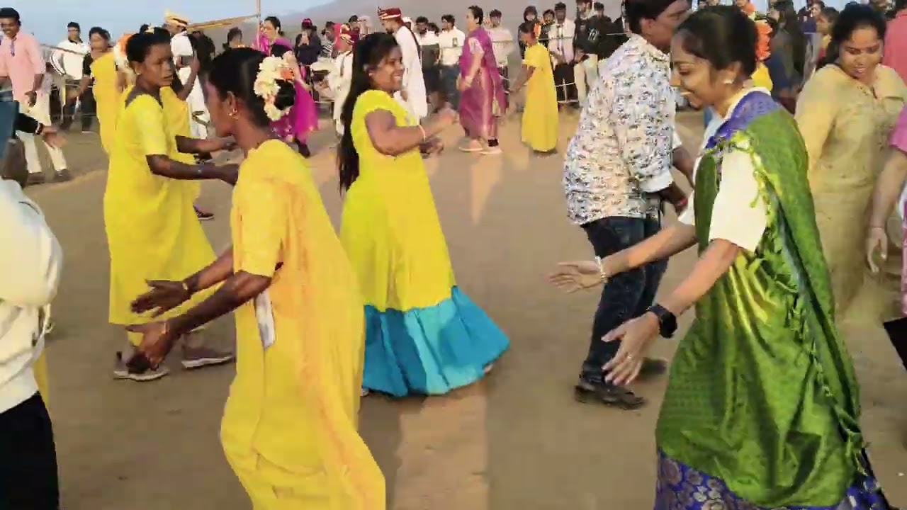 Dimsa dance in araku (tribal dance)