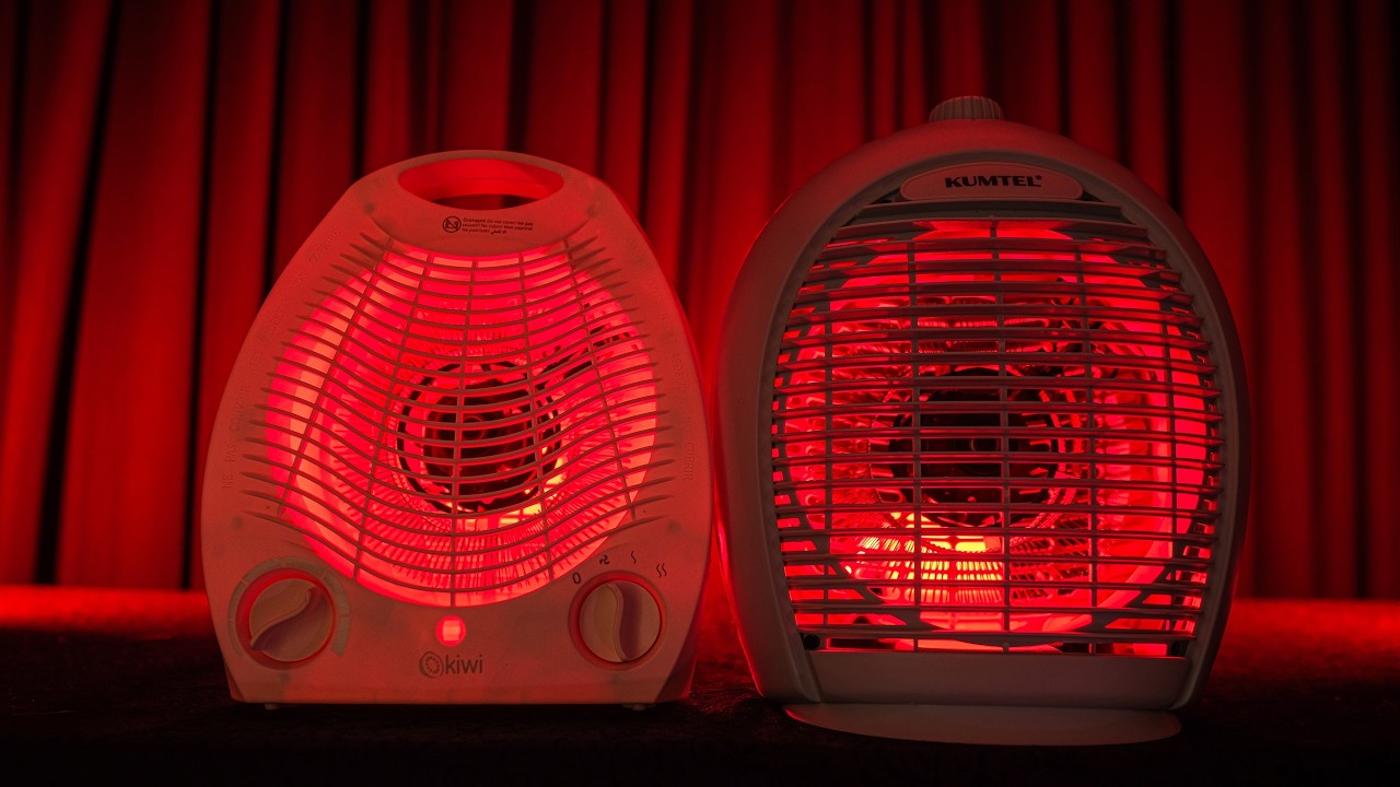 💤 Double Heater Fan White Noise and Metal Fan Sound for Deep Sleep & Relax 😴