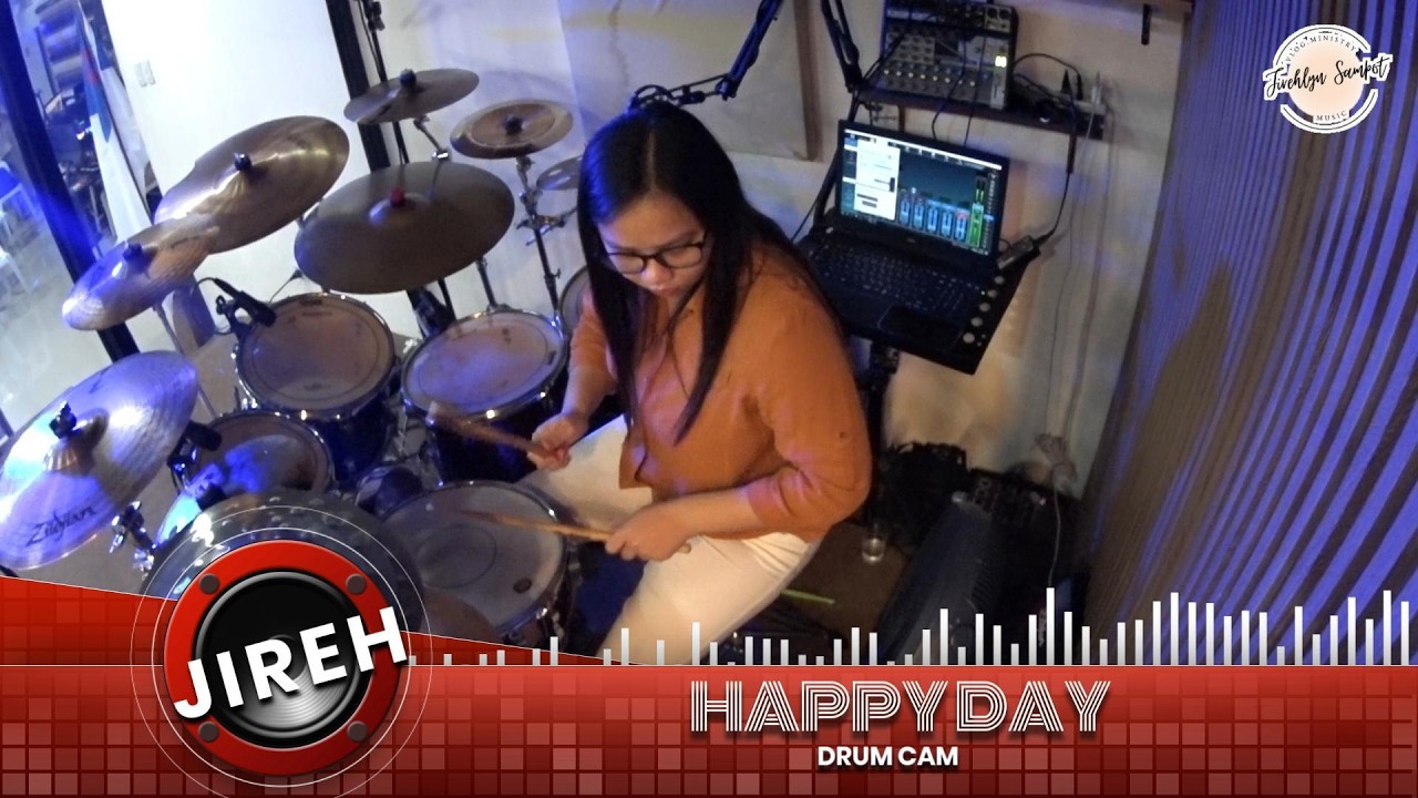 HAPPY DAY || TURN IT UP || DRUM CAM || DRUM COVER