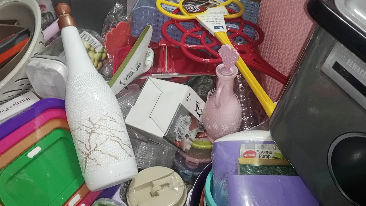 ريفيو كامل عن جهاز العروسه👰من البلاستيكات من الالف الياء اه يا انا يا انا