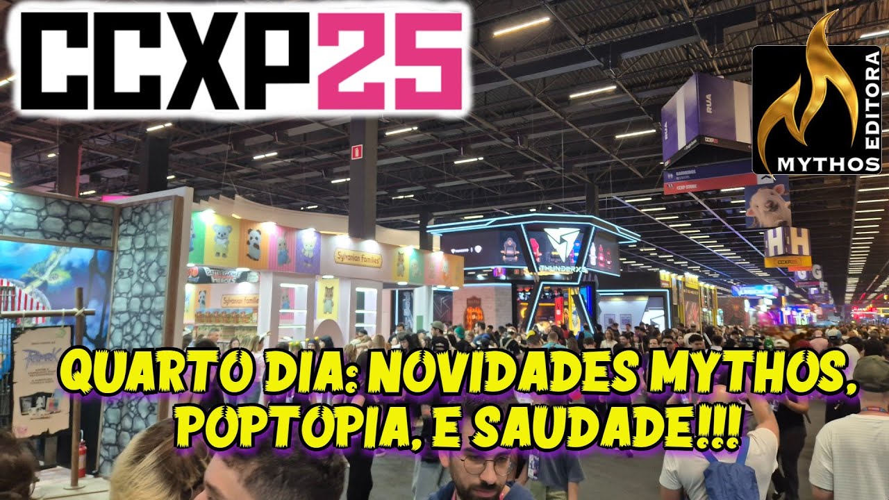 QUARTO DIA: GRANDES NOVIDADES MYTHOS - CHECK IN CCXP 2025