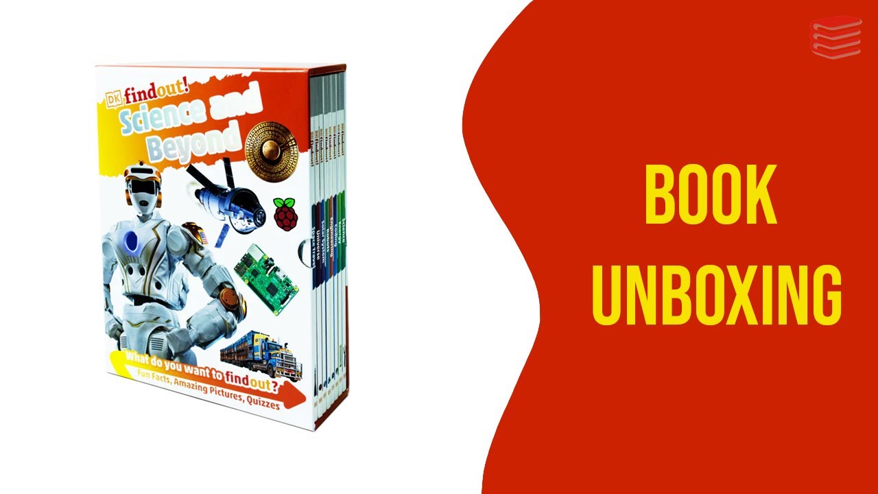 DK Findout Science and Beyond 8 Books Box Set - Book Unboxing