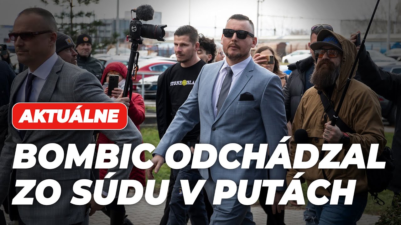 EXKLUZÍVNE: Napätá atmosféra pred súdom, Bombic ostáva na slobode