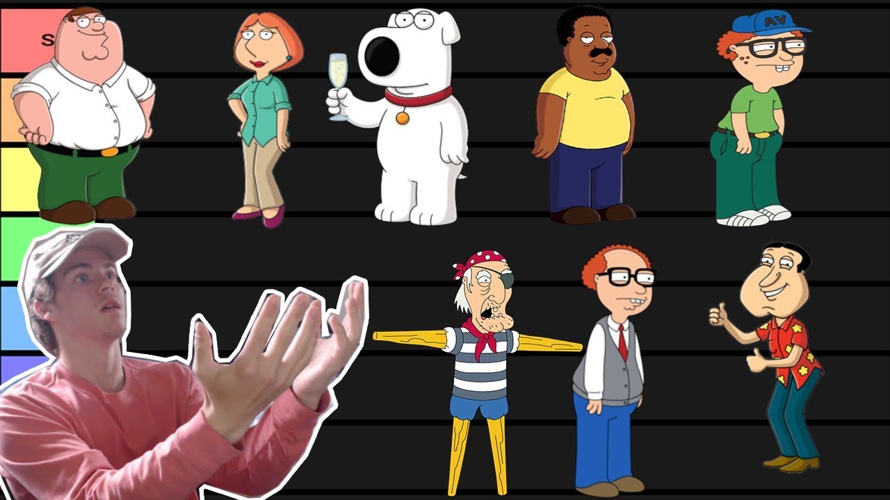 Family Guy Character Tier List!