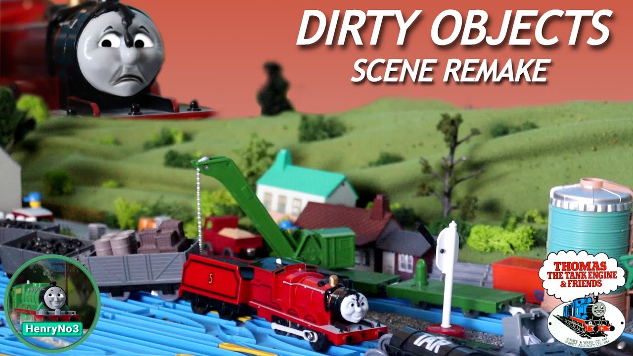 James' Tar Tanker Crash! | Dirty Objects Scene Remake