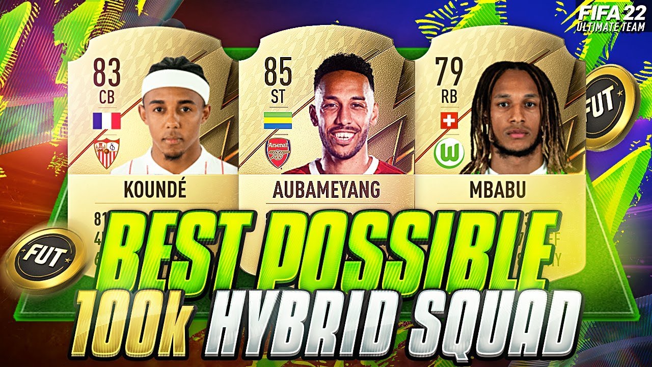 FIFA 22 | MOST OVERPOWERED BEST POSSIBLE 100K HYBRID EVER!✅ | 100K META TEAM | FUT 22 SQUAD BUILDER