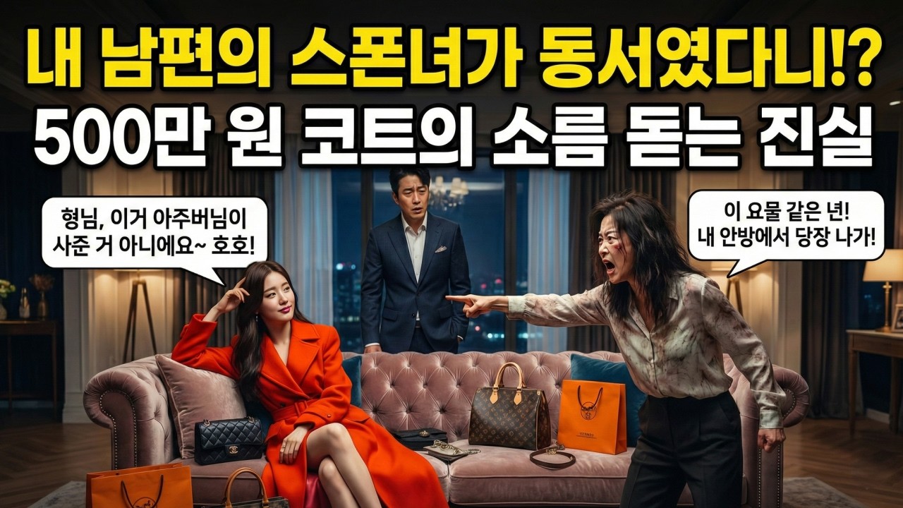 며느리 내쫓고 동서와 살림 차린 남편과 시아버지. 죽은 시어머니가 남긴건 무엇?