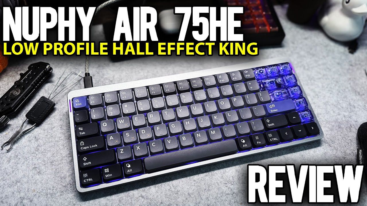 NuPhy Air 75HE: Low Profile Hall Effect Gaming Keyboard of the Year?
