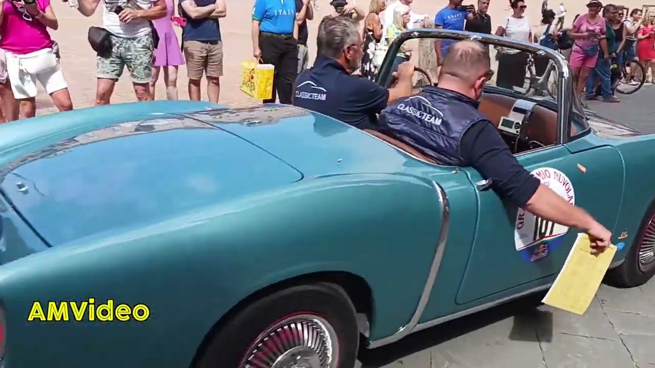 Gran Premio Nuvolari 2023-Passaggi Piazza del Campo Siena