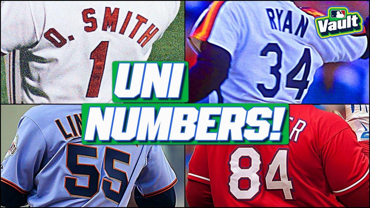 1 MLB star for EVERY uniform number