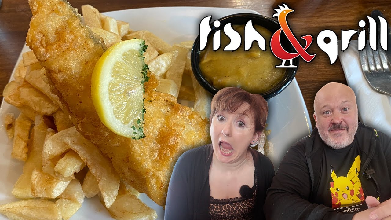 Fish & Chips by the Seaside at the Fish & Grill in Great Yarmouth