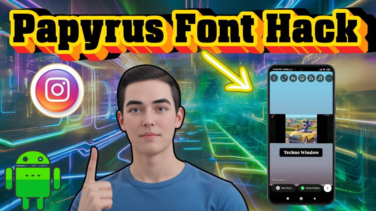 Как установить шрифт Papyrus в Instagram на телефоне &mdash; полное руководство
