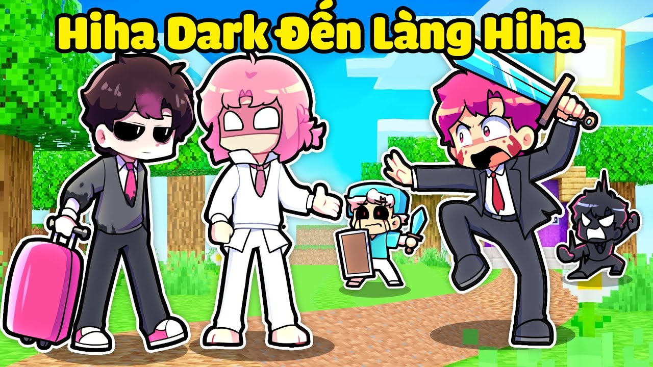 HIHA DARK ĐƯỢC HIHA ALPHA DẪN ĐẾN L&Agrave;NG HIHA ĐA VŨ TRỤ TRONG MINECRAFT*L&Agrave;NG HIHA AUT 🥰😎