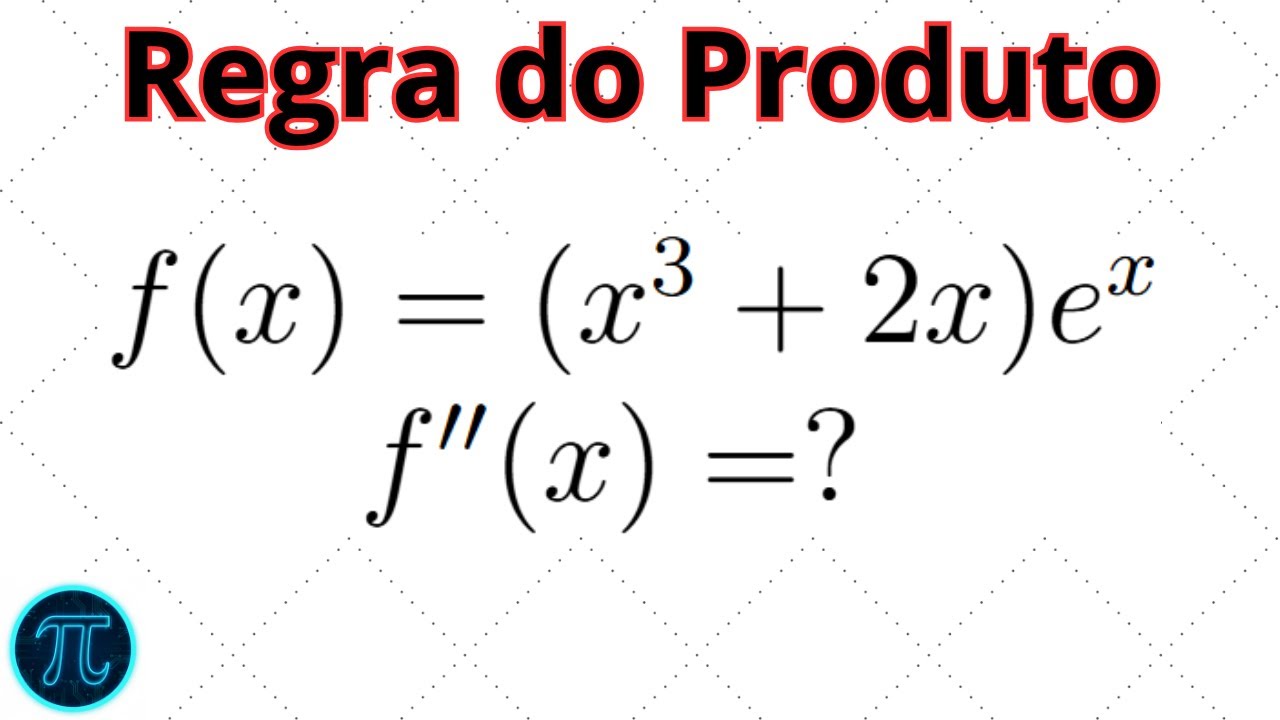 Derivada de f(x)=(x^3 + 2x)e^x (Regra do Produto)#matemática #cálculo #derivadas #regradoproduto