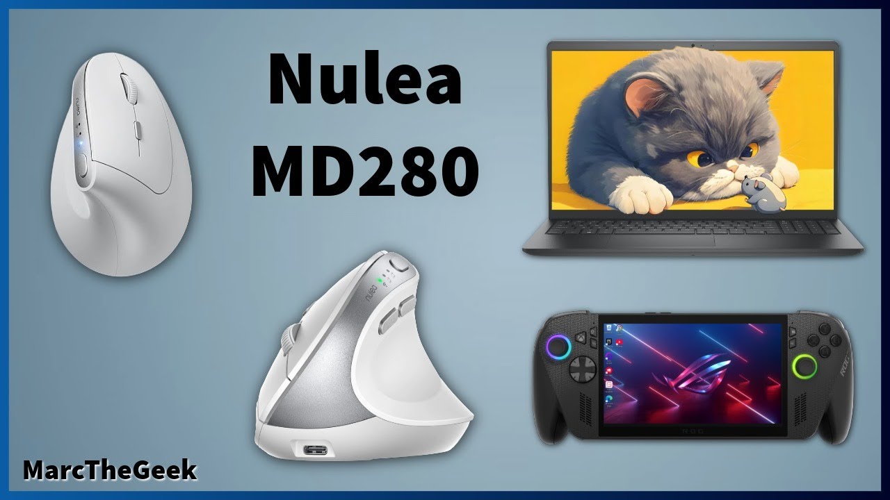 Первое использование вертикальной мыши (Nulea MD280)