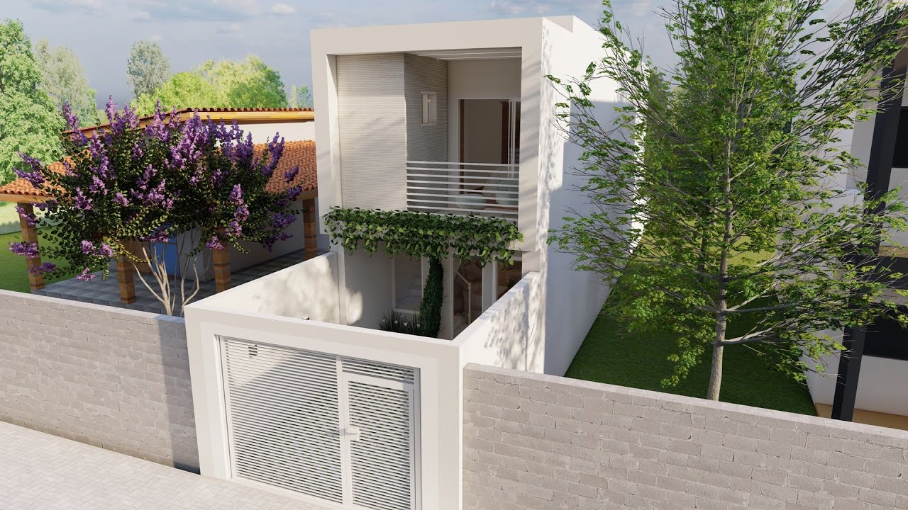 Casa em Terreno pequeno | MENOS DE MEIO LOTE |