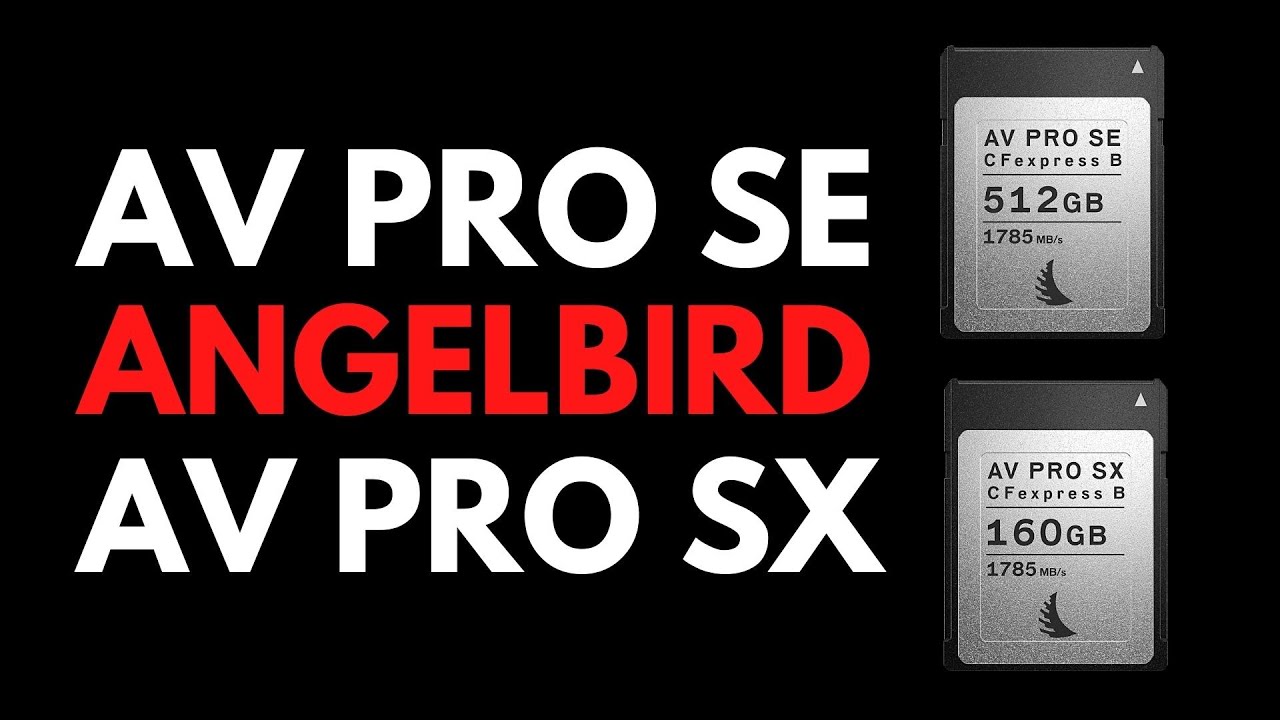 Angelbird AV PRO CFexpress SE 512 GB + AV PRO CFexpress SX 160 GB