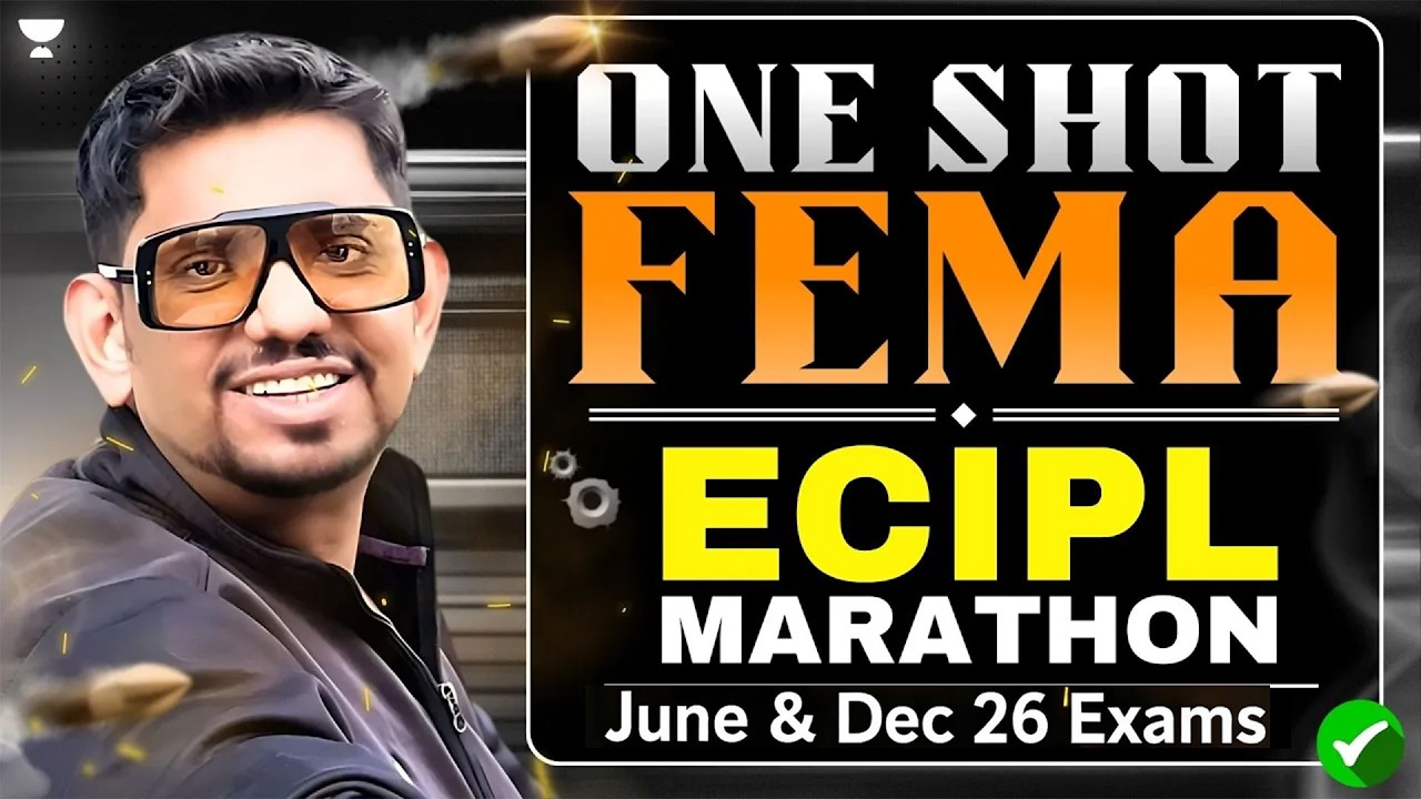ECIPL MARATHON | FEMA | DEC 25 | ONE SHOT REVISION | CS EXECUTIVE| CS AMIT VOHRA🔥