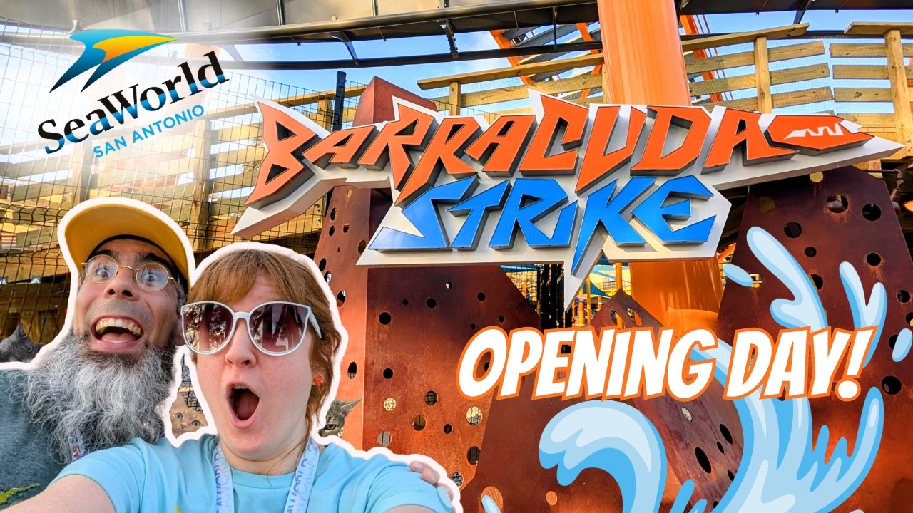 Barracuda Strike Opening Day at SeaWorld San Antonio! 3/7/26