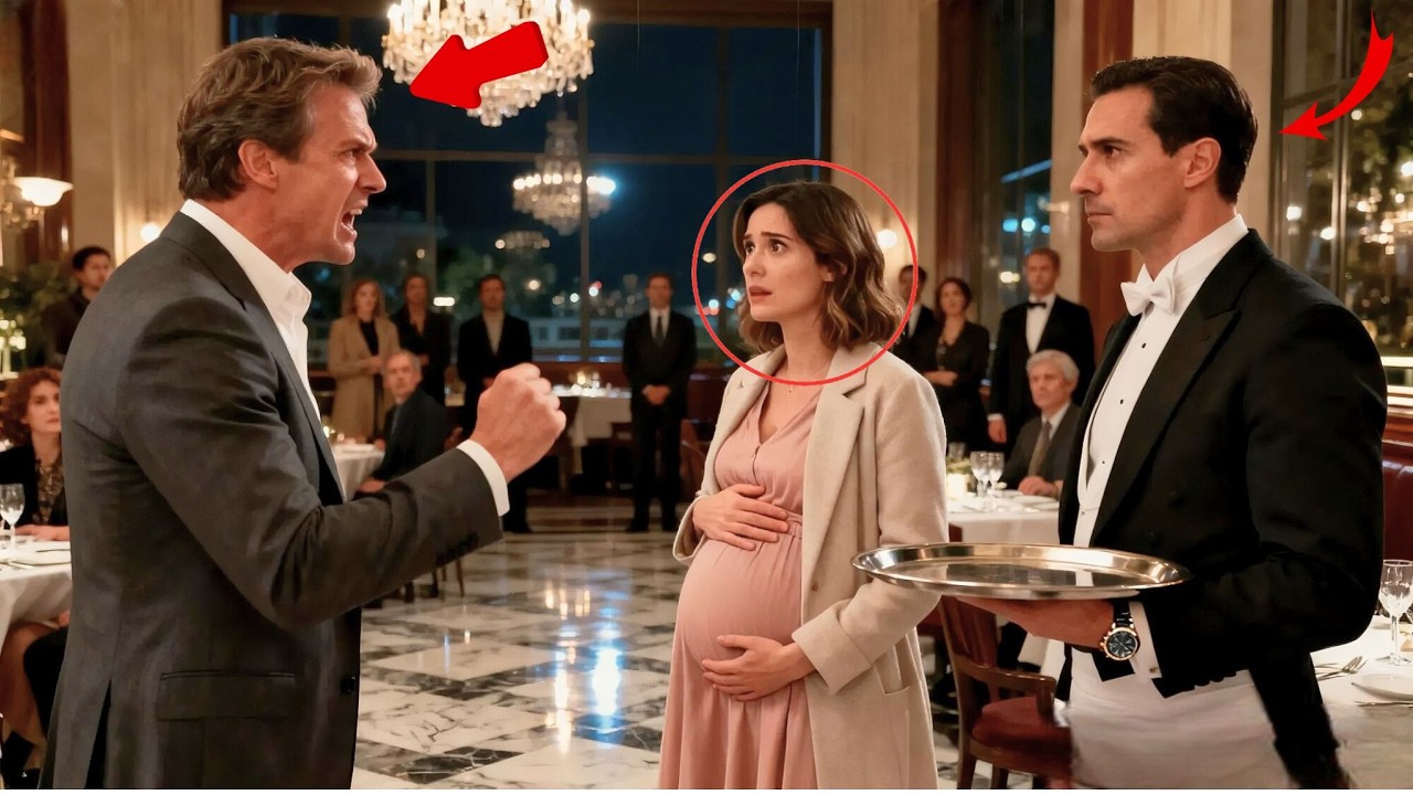 CEO Slapped His Pregnant Wife At A Restaurant — The Waiter Was Her Billionaire Brother