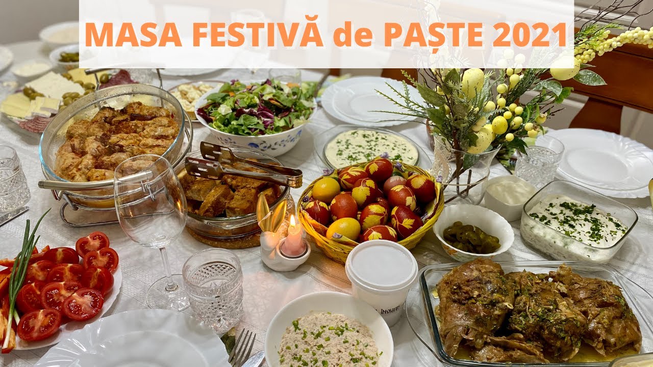 Masa de Paști 2021// Masa festivă în familie // Acasă la noi