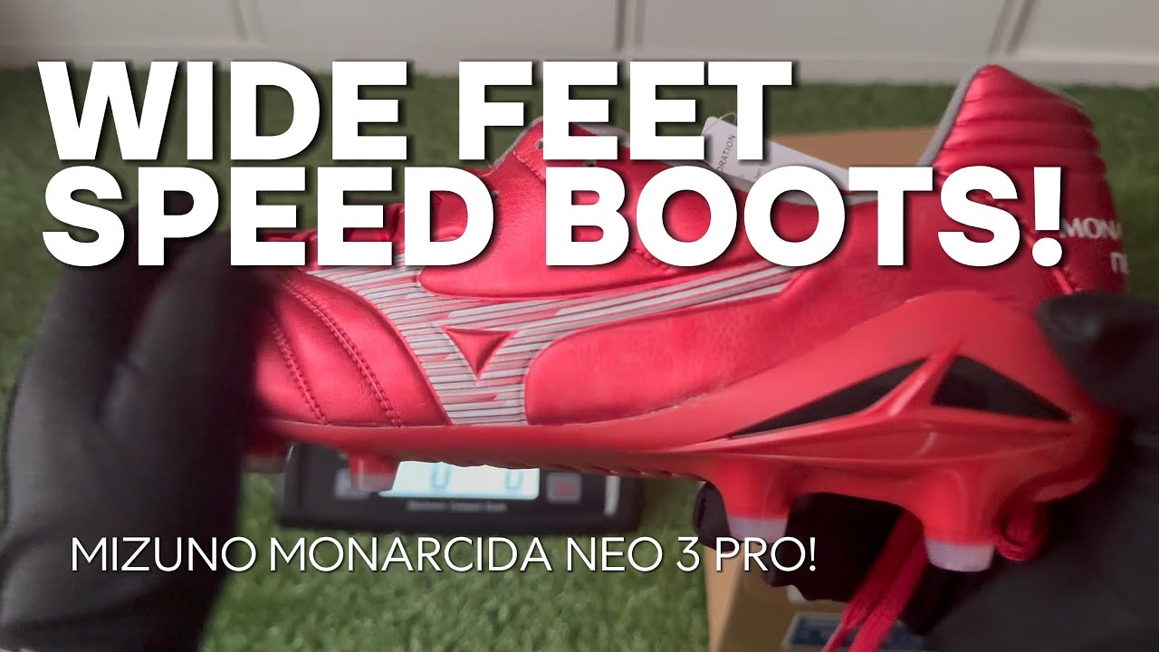 Mizuno Monarcida Neo 3 PRO FG Boots Review - On Feet & Unboxing AMSR!