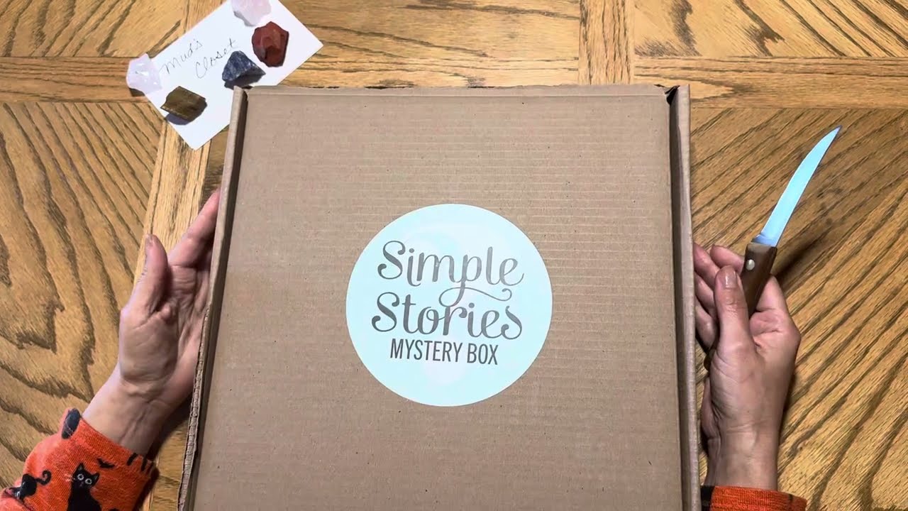 Распаковка загадочной коробки Simple Stories!
