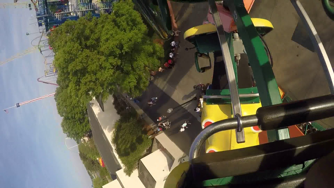 Scream Weaver at Carowinds on-ride POV
