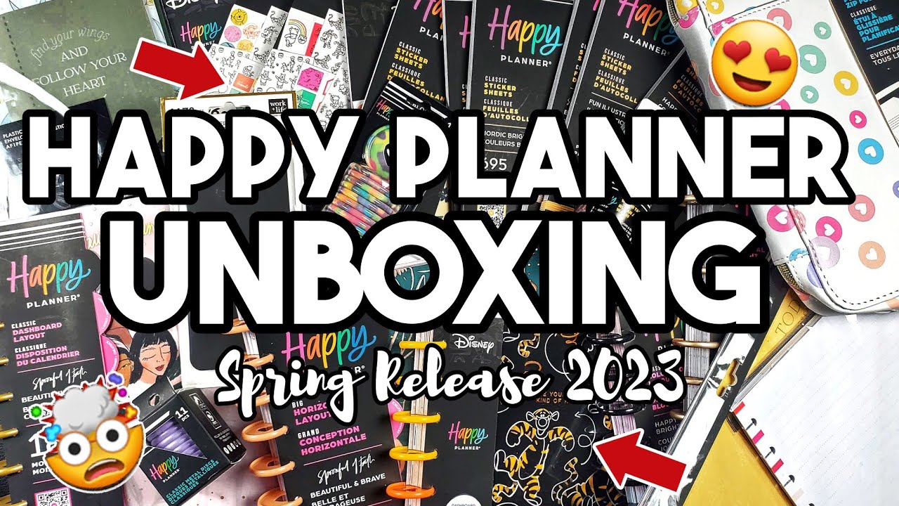 Happy Planner Did It AGAIN!😍📦 Spring 2023 Release UNBOXING