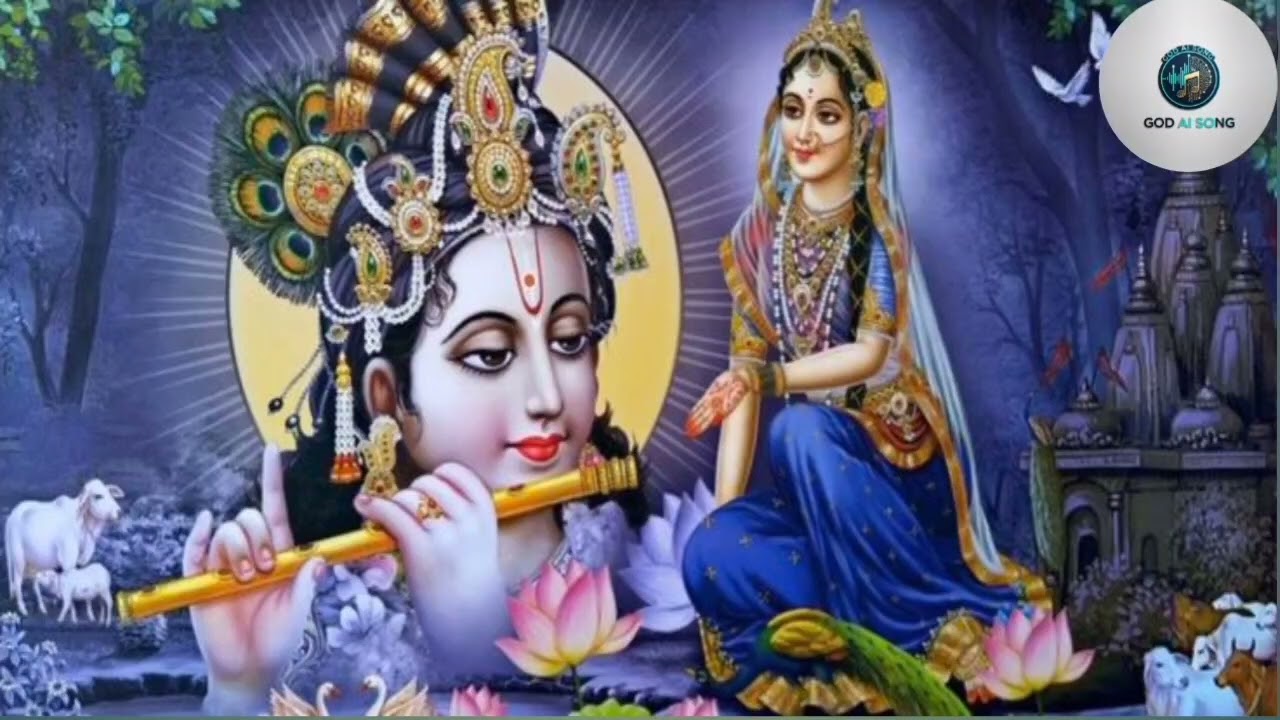 Shri Krishna Lo-Fi Song 🌸 | Radha Krishna Bhajan | Peaceful Relaxing Lofi Music | Divine Vibes