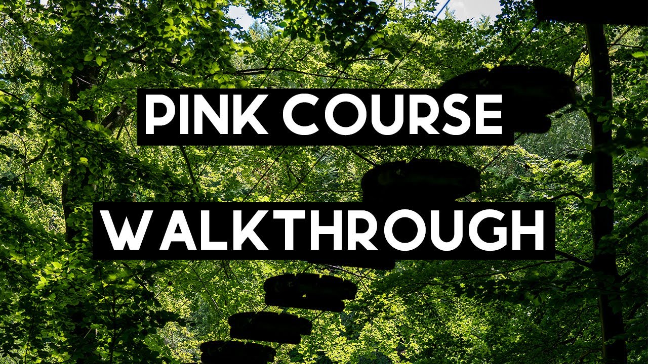 Camp Adventure Denmark Pink Course Walkthrough (ASMR Climbing)