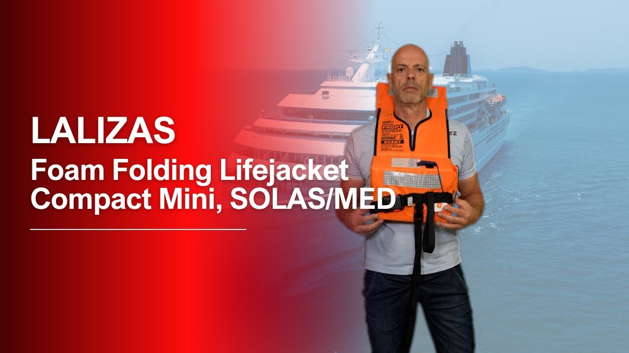 LALIZAS Foam Folding Lifejacket Compact Mini, SOLAS/MED