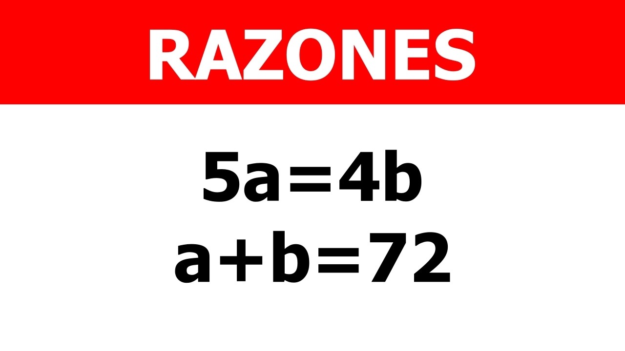 RAZONES | Esta Técnica es Infalible para Estos Problemas | Matemática | Aritmética