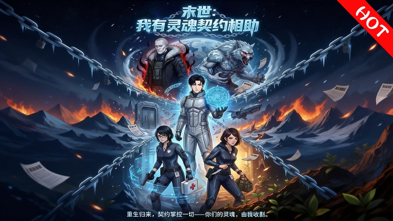🔥【热门漫剧】《末世：我有灵魂契约相助》重生七天，骗仇人签下灵魂契约反手套现千万！末世降临，他们抢粮我住恒温庇护所，跪求收留？我囤的是你们的魂！#漫剧 #小小聽書