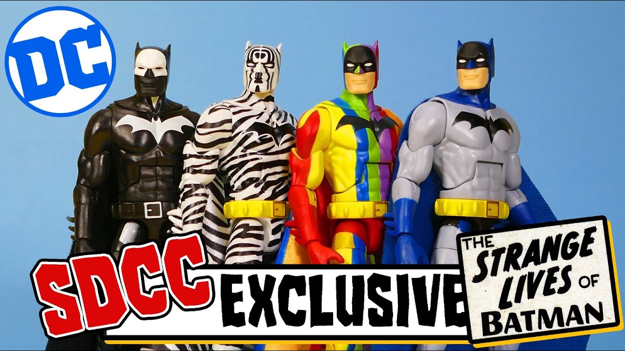 DC Multiverse SDCC EXCLUSIVE The Strange Lives of BATMAN