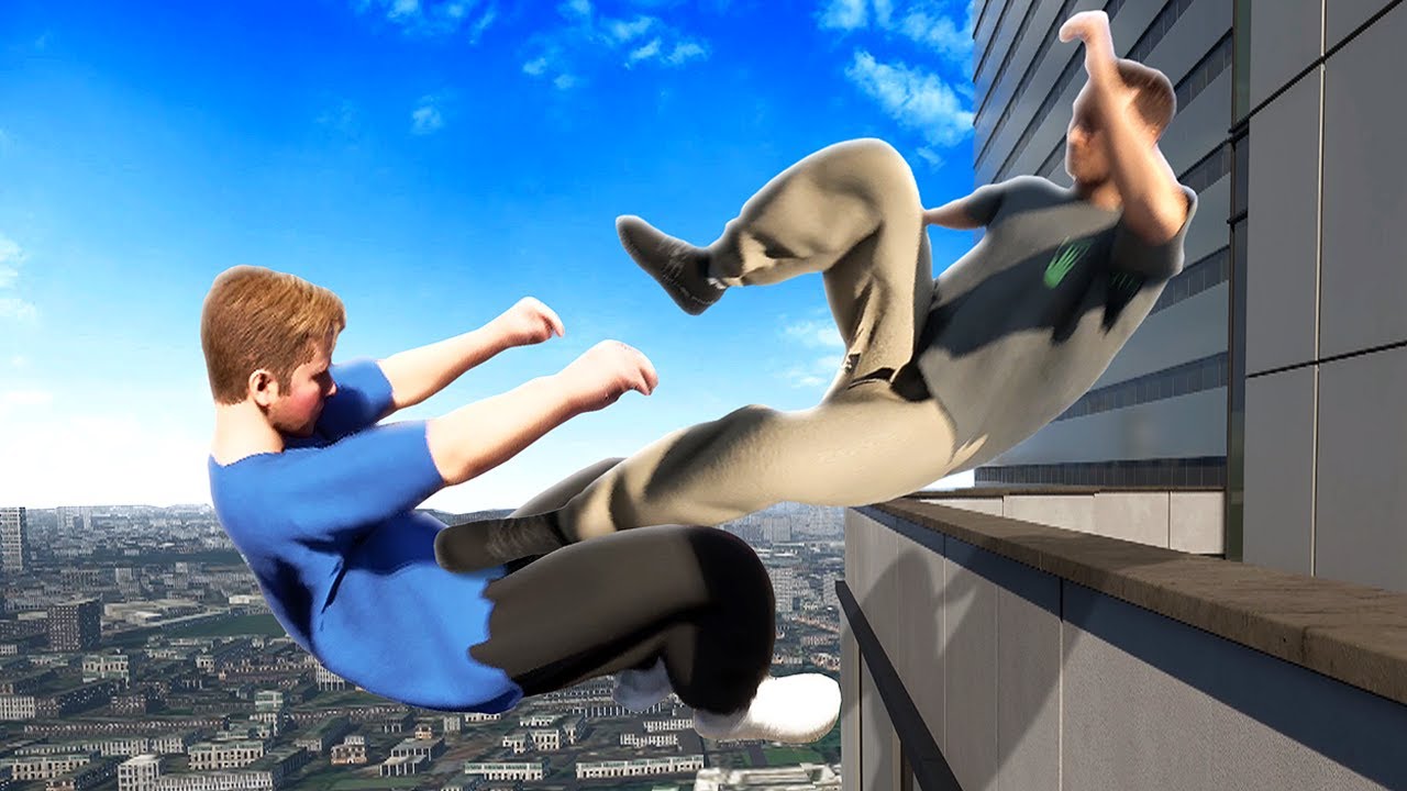 Kicking My Friend Off a SKYSCRAPER - STORROR Parkour Pro