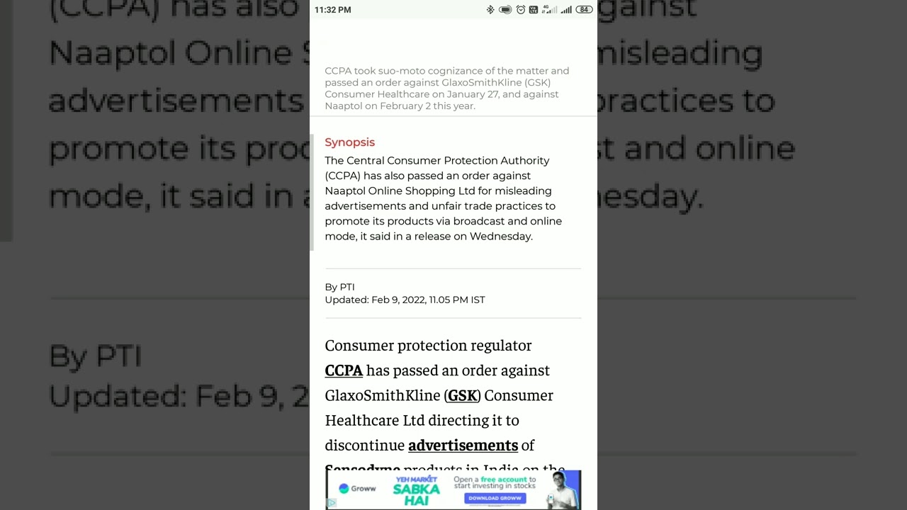 Naaptol Sensodyne Bad News Ccpa Banned Advertisement Share Price Down Expected And Colgate Upside