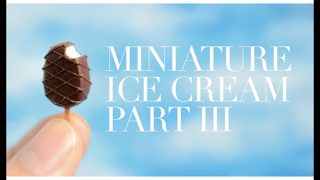 ICE CREAM III • miniature • polymer clay tutorial