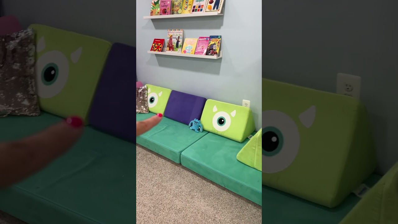 Home daycare // Roo and you  playcouch build  #homedaycare #toddleractivities #rooper #nugget