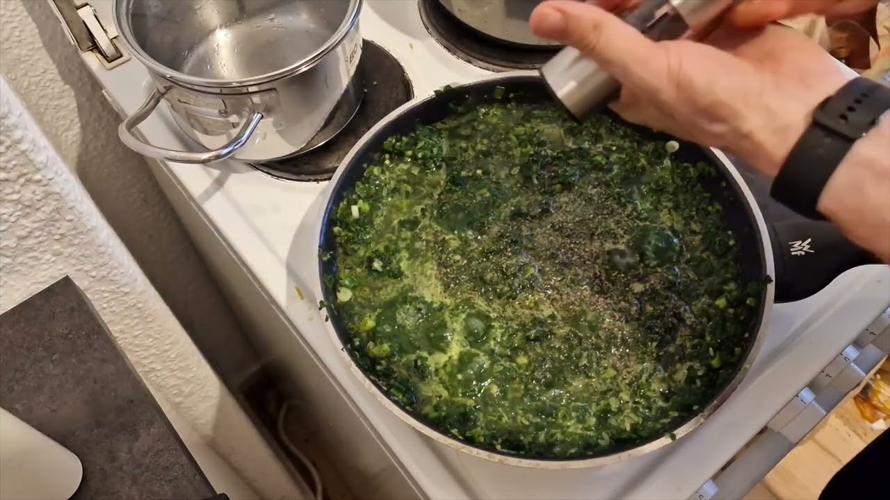 Cooking day 2. Spinach with rice