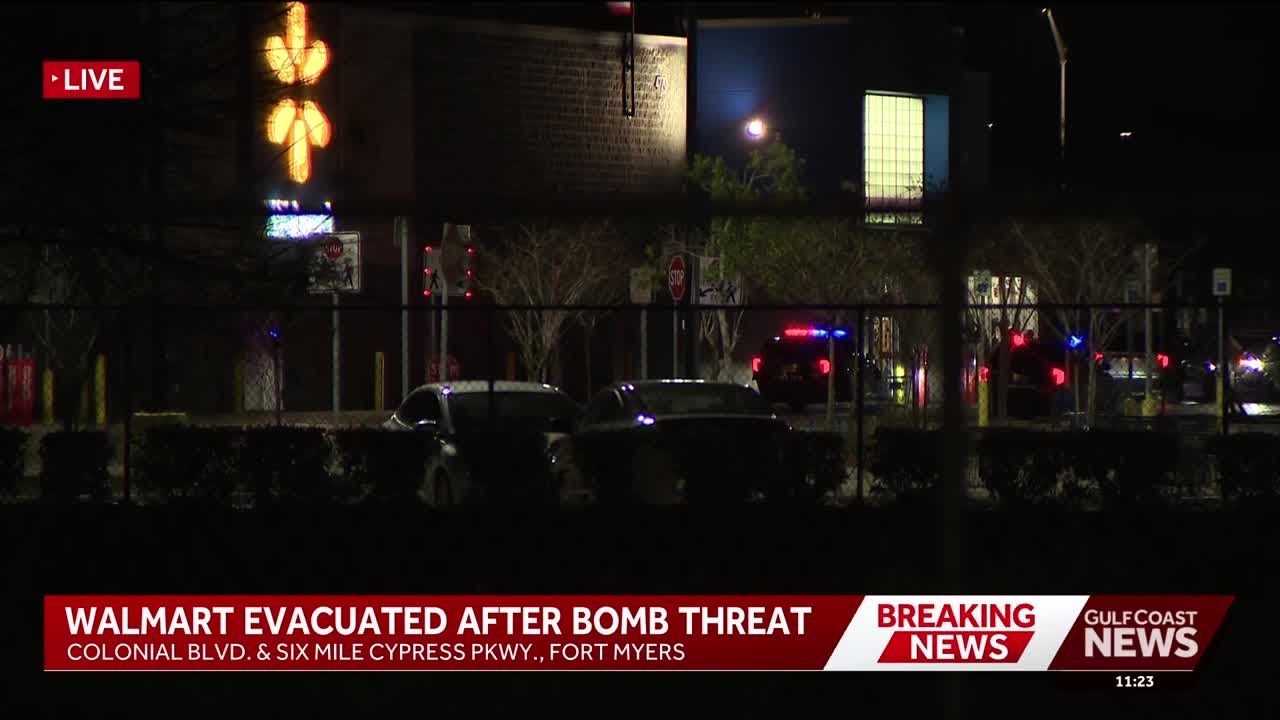 Fort Myers Walmart evacuated after bomb threat