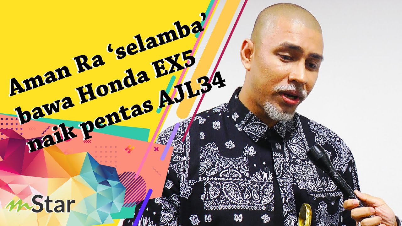 Aman Ra kenang zaman naik Honda EX5 pergi studio rakam lagu