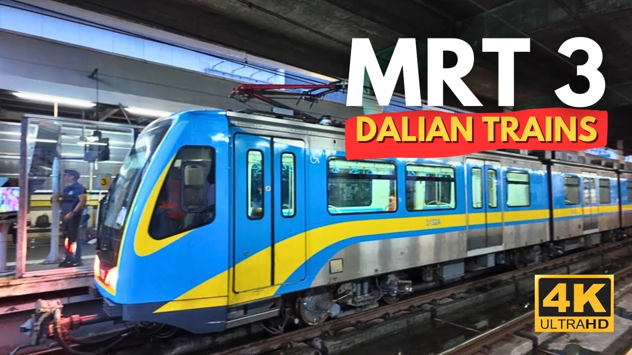 Finally Running: The Dalian Trains of MRT-3! Plus Cashless Payment with GCash | 4K | Philippines 