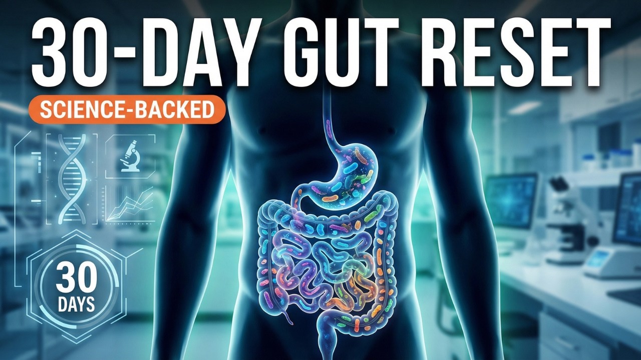 30-Day Gut Reset Protocol (Science-Backed): What to Eat, Avoid & Track!